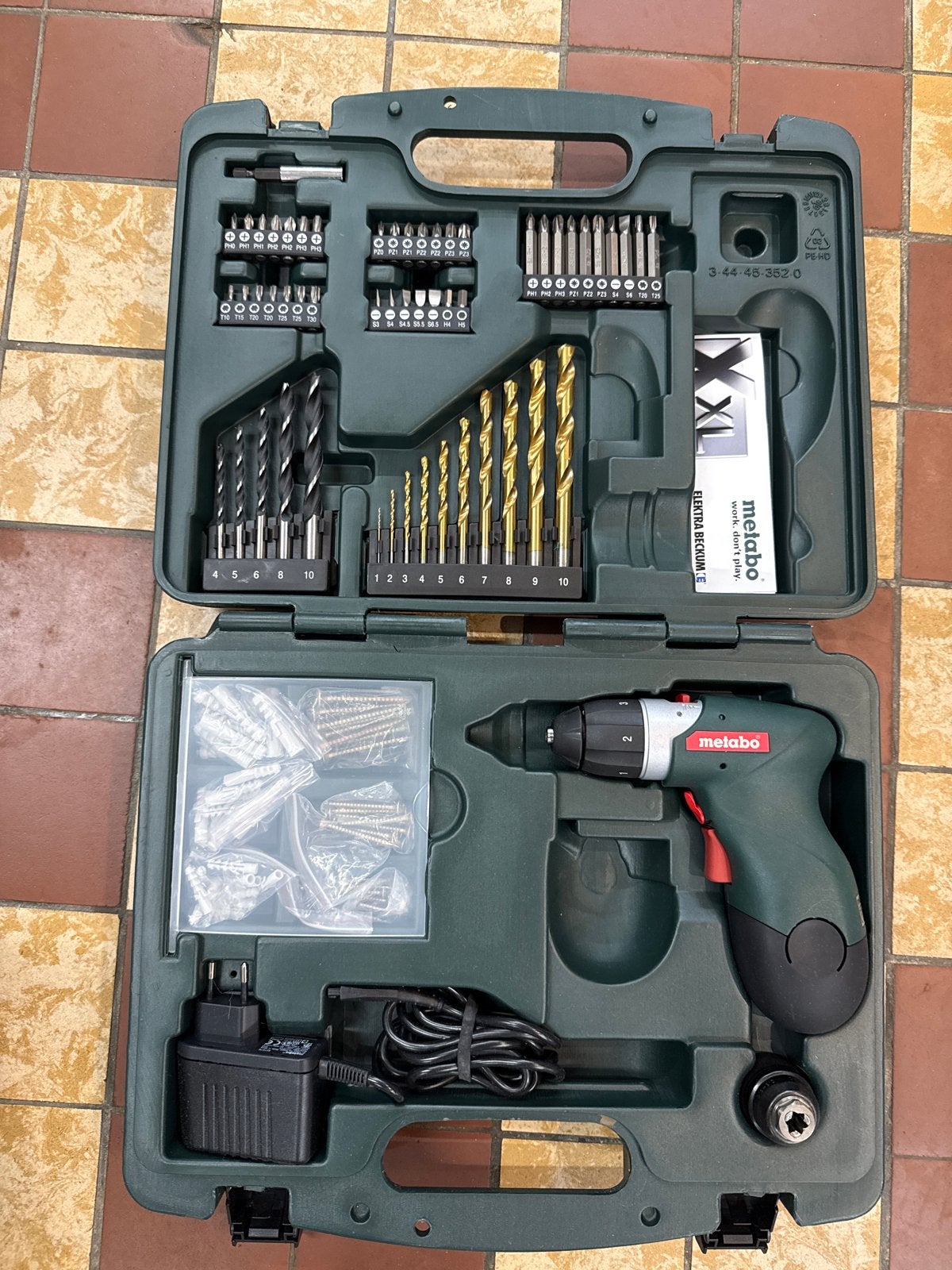 Metabo PowerMaxx 4,8 Volt Boor- en Schroefmachine Set, Variabele snelheid, Nieuw, Ophalen of Verzenden, Boor- en Schroefmachine