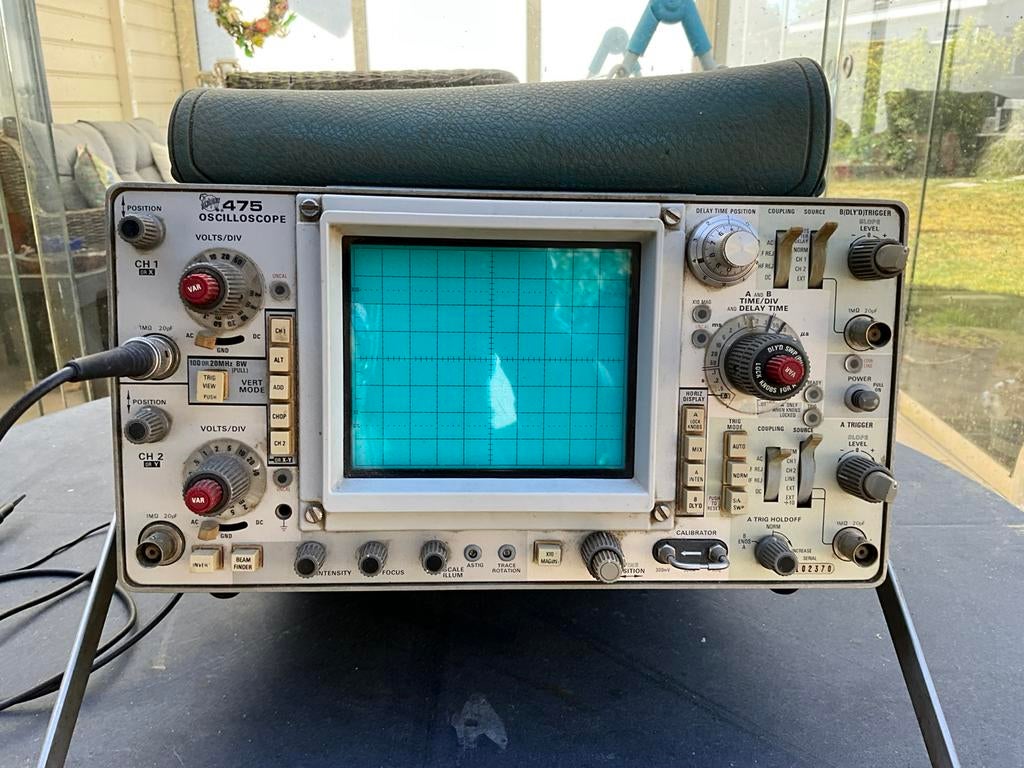 Tektronix Oscilloscope 200 MHz, Ophalen, Gebruikt