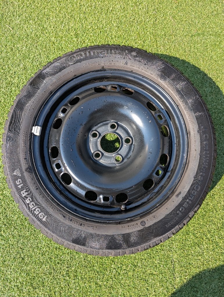Continental WinterContact TS 860 Set Winterbanden 195/55 R15, Ophalen, Gebruikt, 15 inch, Winterbanden