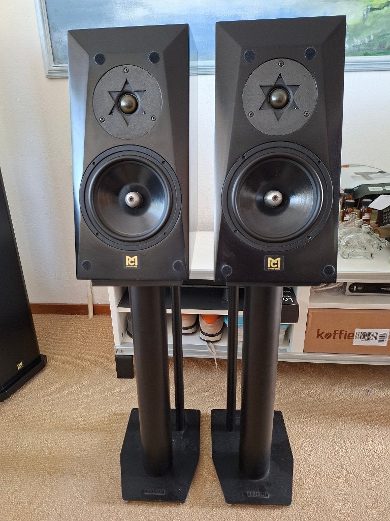 Luidsprekers MC systems m5 (zonder stands), Gebruikt, Speakerset, 60 tot 120 watt, Geschikt voor surround/home cinema