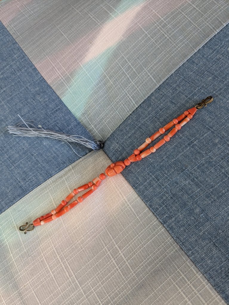 Japanse Haori Himo., Losse buckle of gesp, Rood, Verzenden, Minder dan 80 cm
