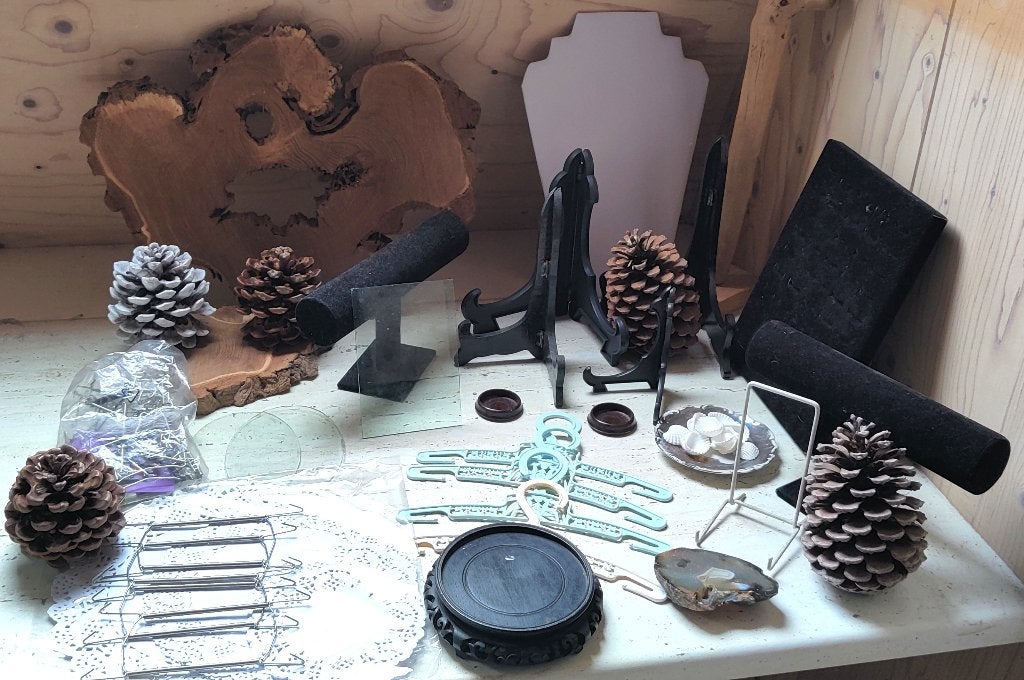 Grote doos vol display / etalage / decoratie materiaal, Ophalen of Verzenden