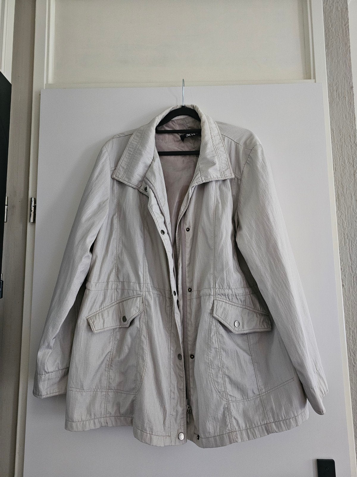 Zomerjas dames zilver/beige maat 50, Ophalen of Verzenden, Zo goed als nieuw, Maat 46/48 (XL) of groter, Zilver