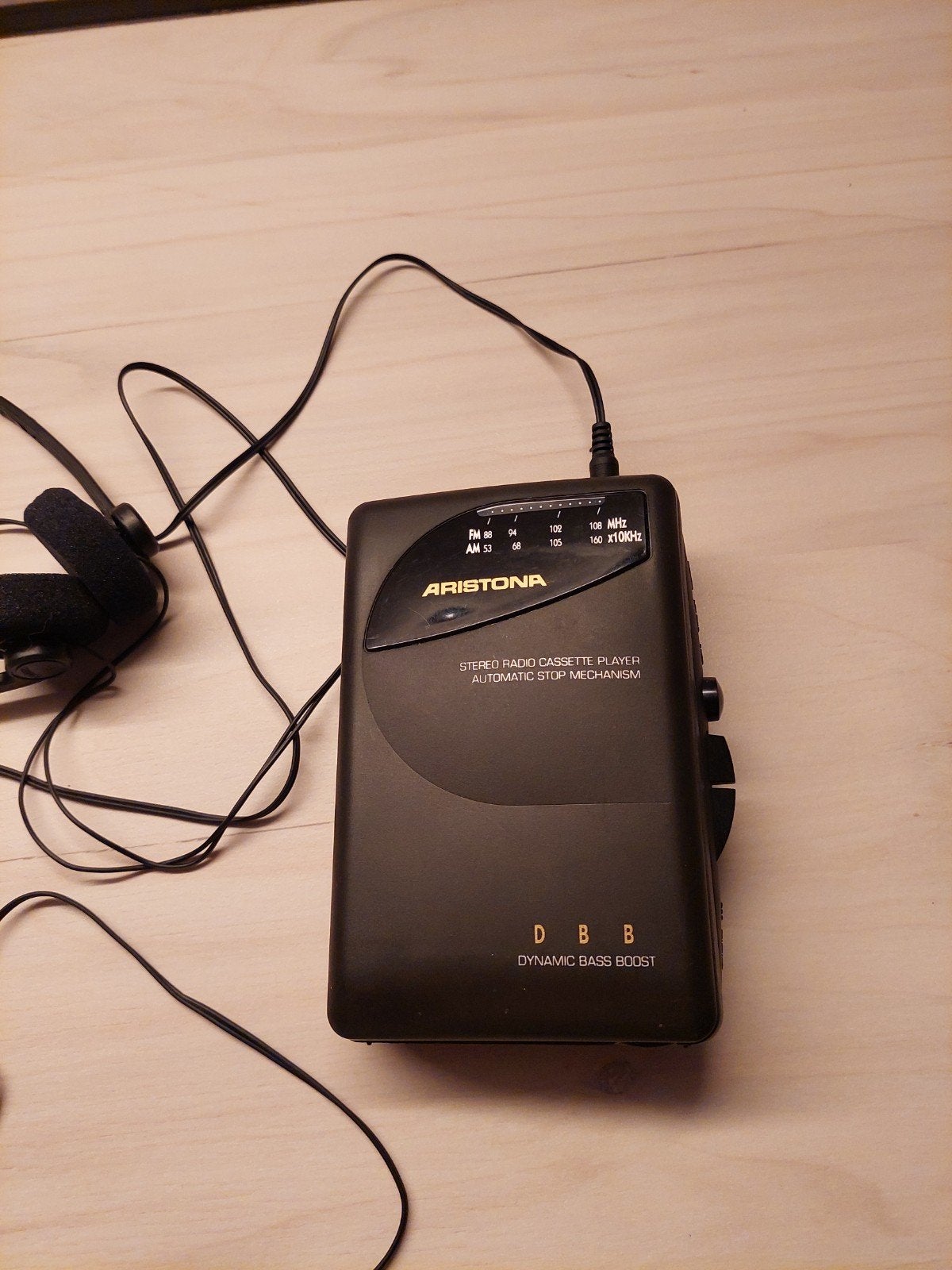 Aristona walkman RW3060 met tuner en DBB, Ophalen of Verzenden, Walkman