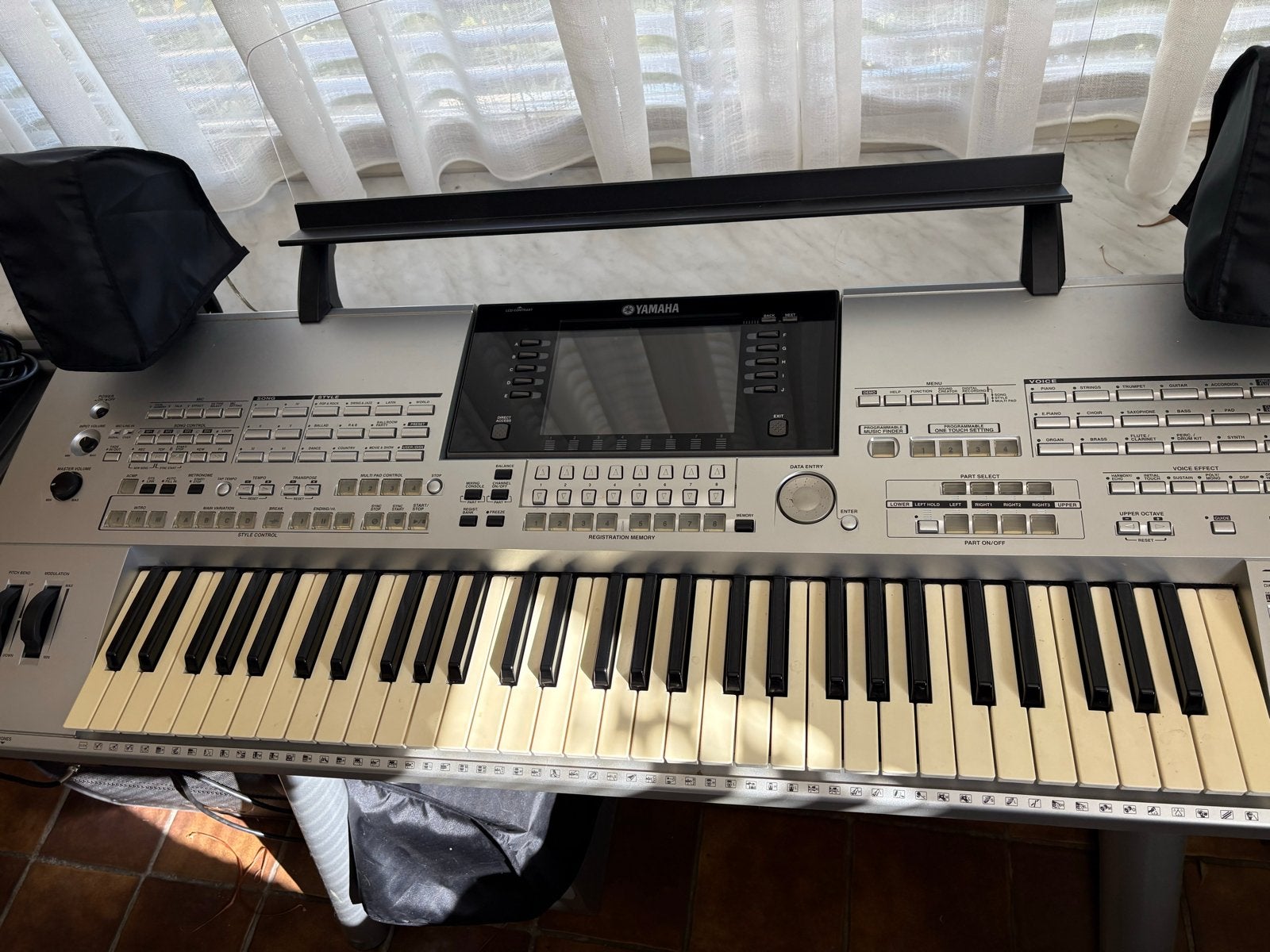 Yamaha Tyros 2 Workstation Keyboard, Muziek en Instrumenten, Ophalen, Yamaha, Aanslaggevoelig, 61 toetsen