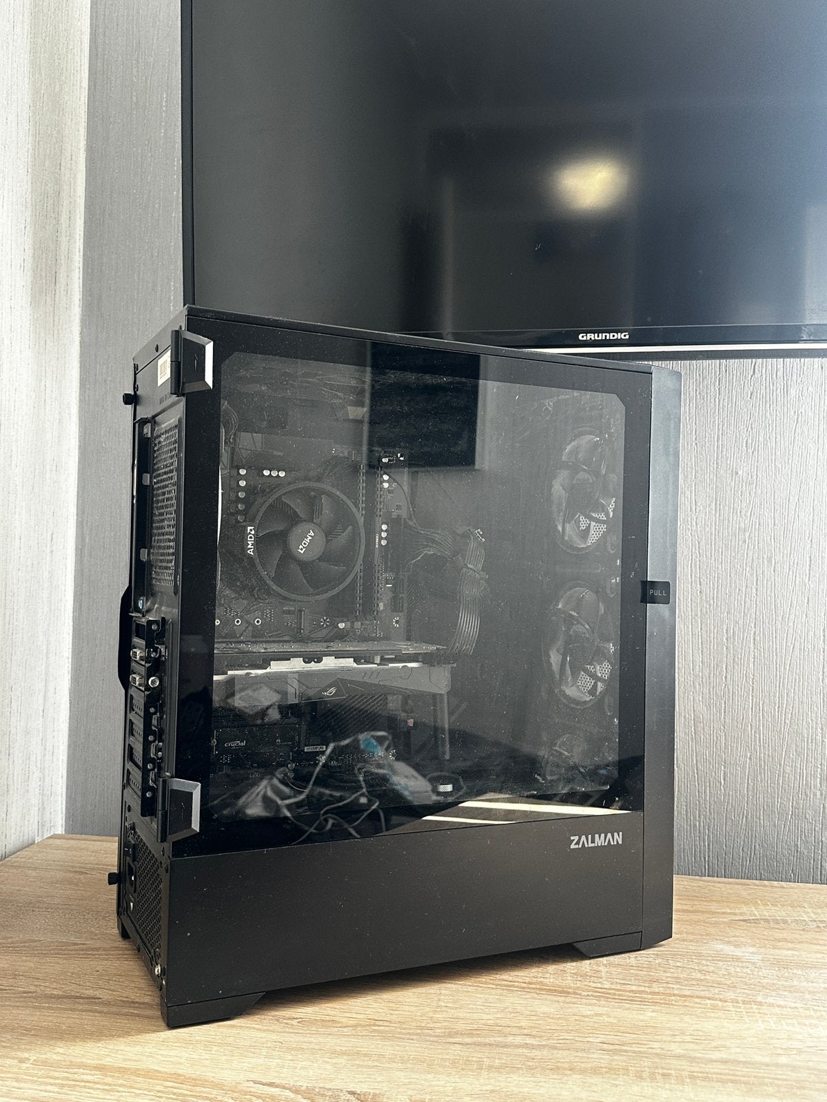Gaming PC Ryzen 5 5600, RX 570, 32GB RAM, 1.5TB SSD, Ophalen, Gebruikt