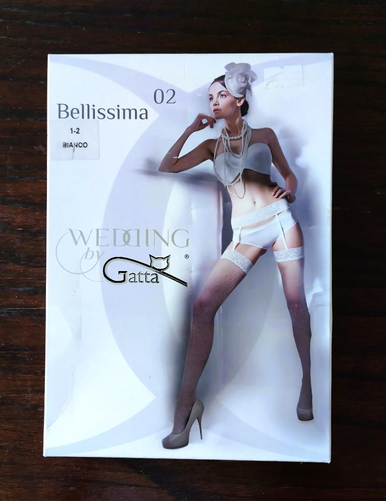 Gatta Jarretelle Panty, Bellisima, Small, Wit, Maat 36/38 (S), Wit, Nieuw, Ophalen of Verzenden