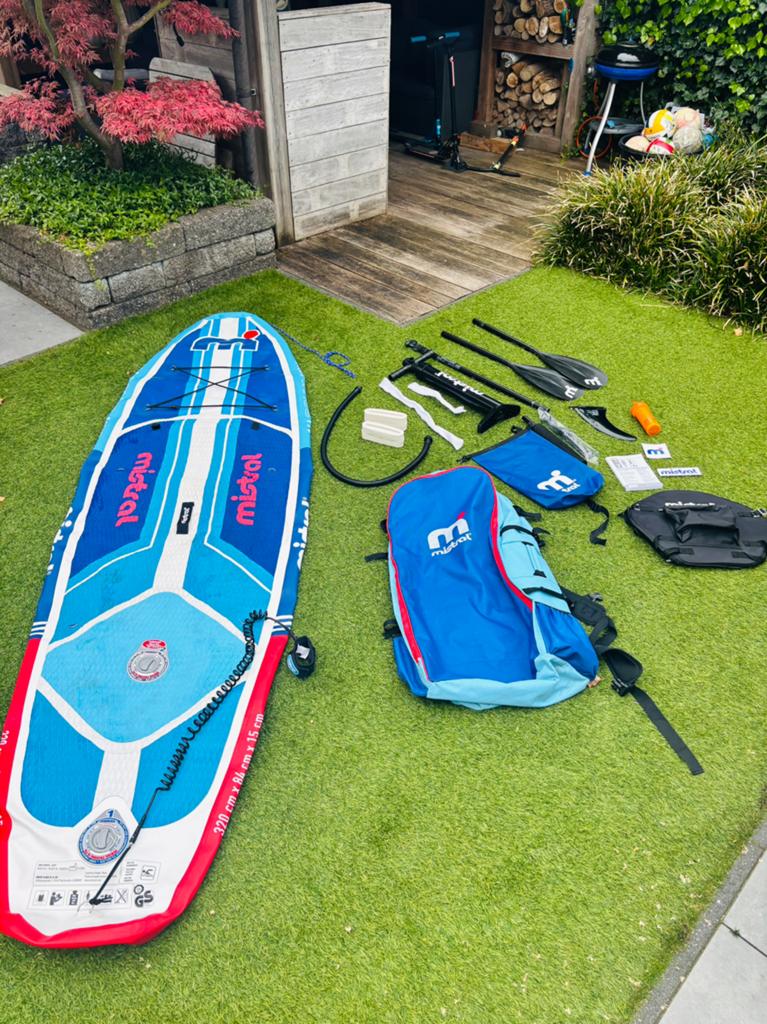 Mistral Allround Opblaasbaar SUP Board - Zo goed als nieuw, Watersport en Boten, Ophalen of Verzenden, Zo goed als nieuw, SUP-boards