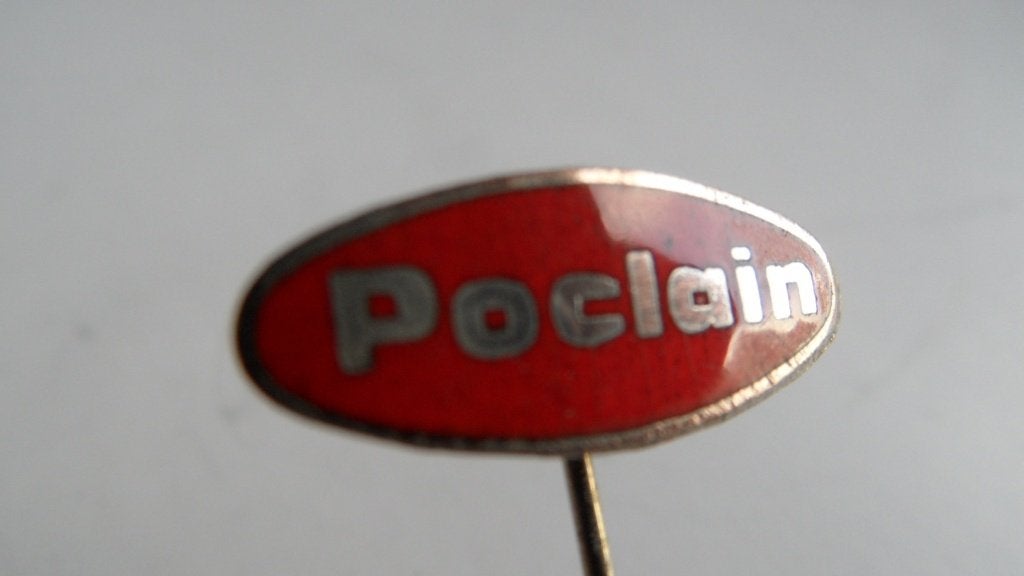 Poclain hydraulische kranen speld, geëmailleerd, Verzenden, Gebruikt, Merk, Speldje of Pin