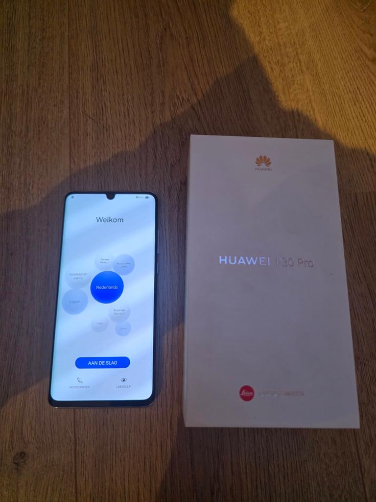 Huawei P30 Pro met doos - Zo goed als nieuw, Overige kleuren, Touchscreen, Ophalen of Verzenden, Zo goed als nieuw