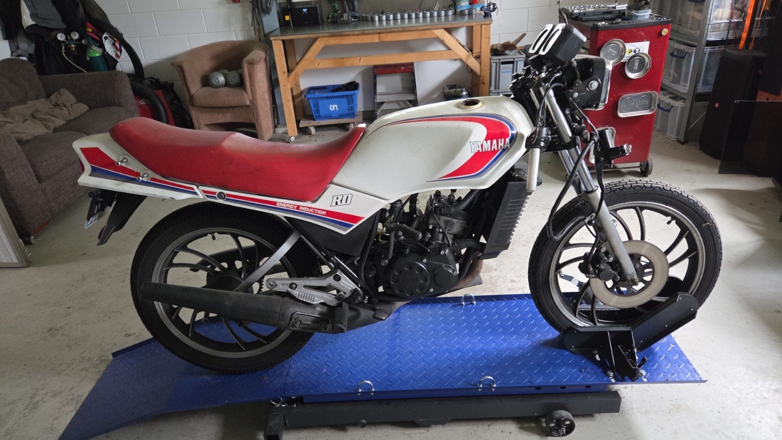 Gezocht Spatbord Achterspoiler Yamaha RD 80 / 125 LC (FS1, Motoren, Ophalen