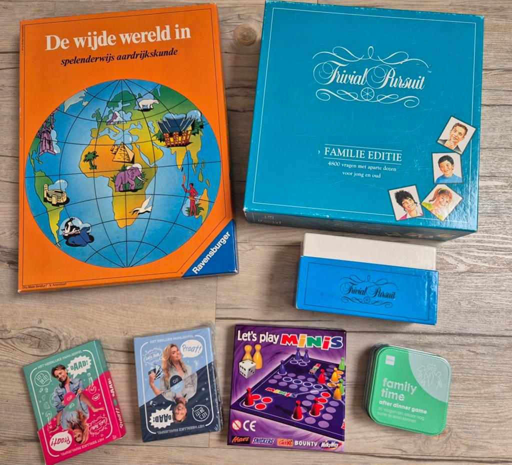 Diverse Gezelschapsspellen, Vijf spelers of meer, Ophalen of Verzenden, Gebruikt, Reisspel