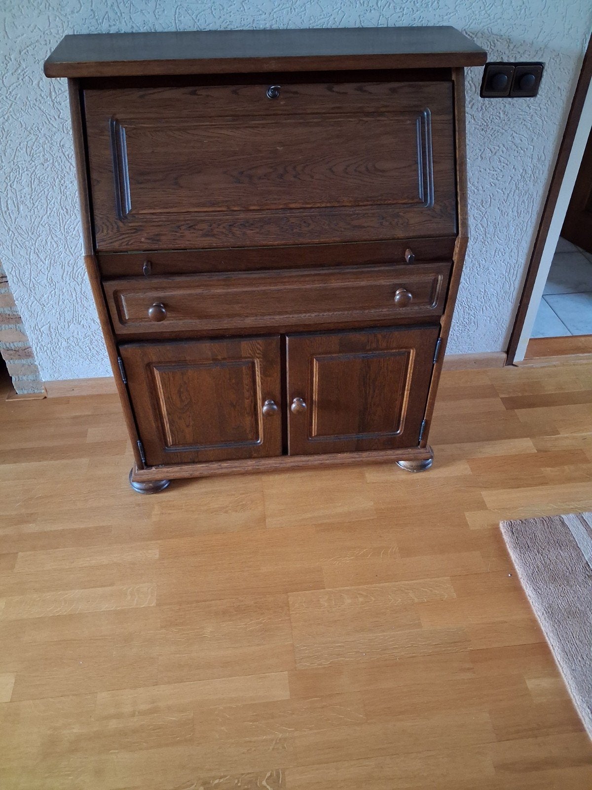 Secretaire eikenhout, Ophalen, Gebruikt