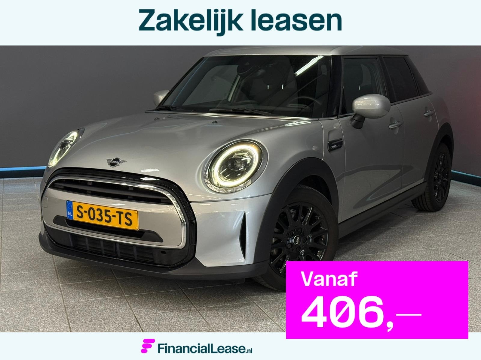 MINI Cooper Mini 1.5 Camden Edition, 136 pk, Gebruikt, Leder en Stof, Origineel Nederlands