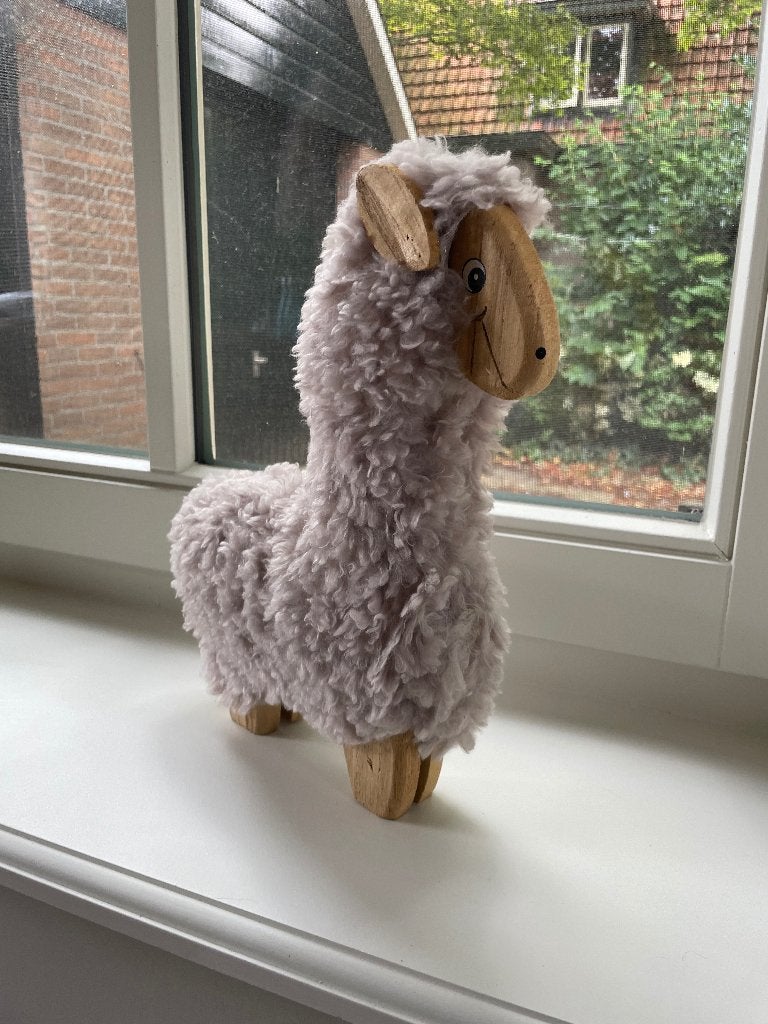 Decoratie alpaca/lama, Ophalen, Gebruikt