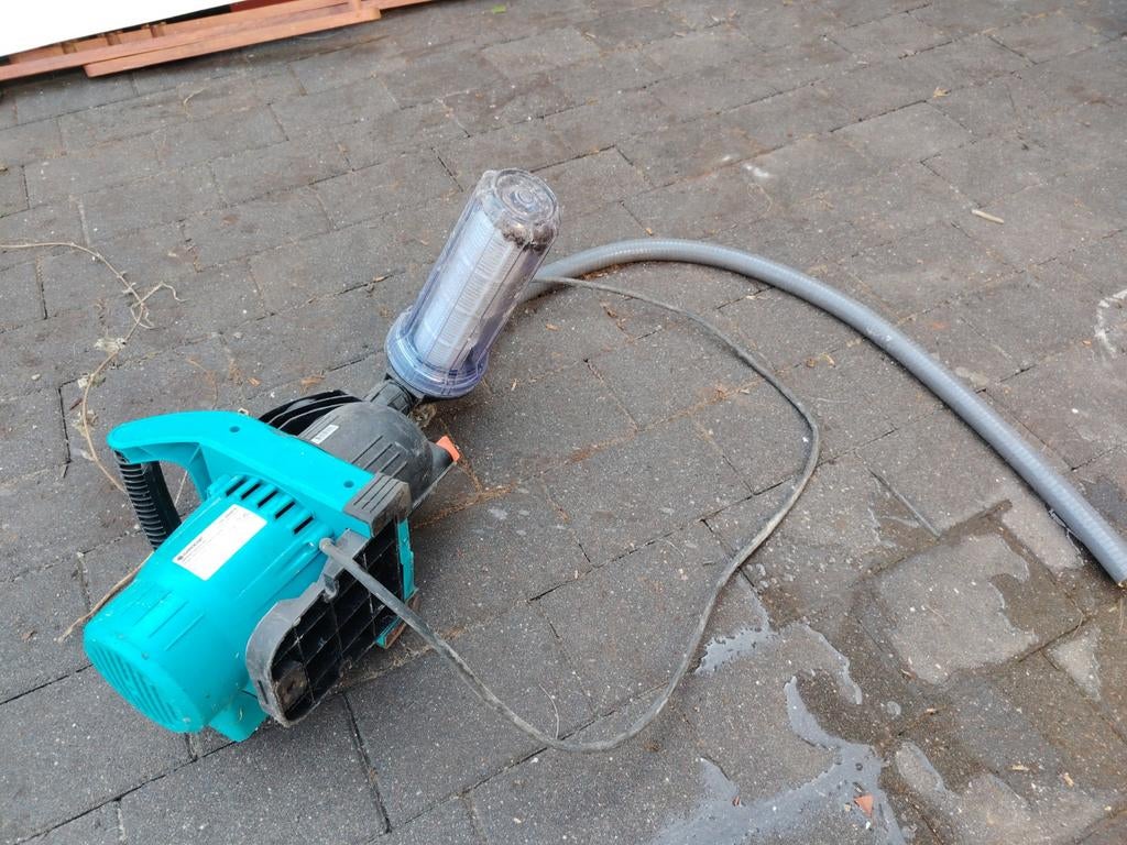 Gardena Vuilwaterpomp 3000/4 met filter, Tuin en Terras, Waterpompen, Ophalen, Gebruikt, Elektrisch, Dompelpomp