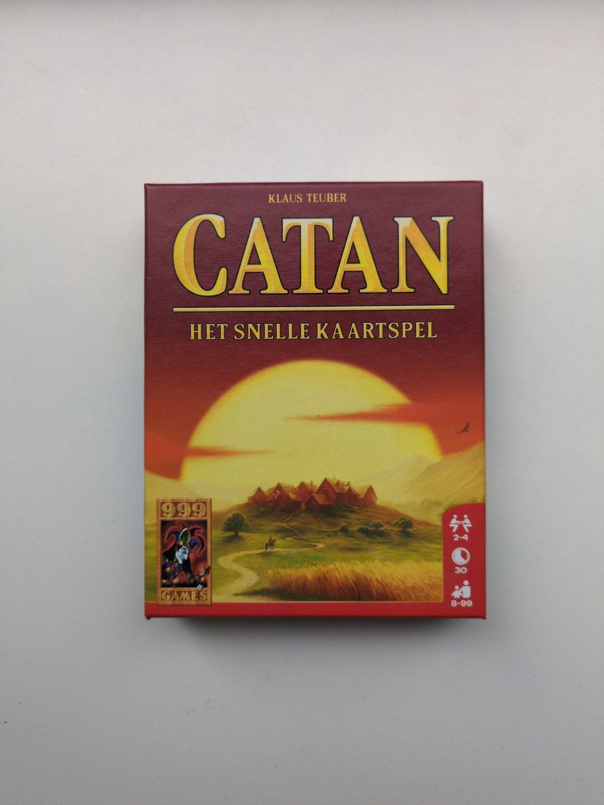 Catan: Het Snelle Kaartspel - Klaus Teuber, Een of twee spelers, Ophalen of Verzenden, Zo goed als nieuw, 999 Games