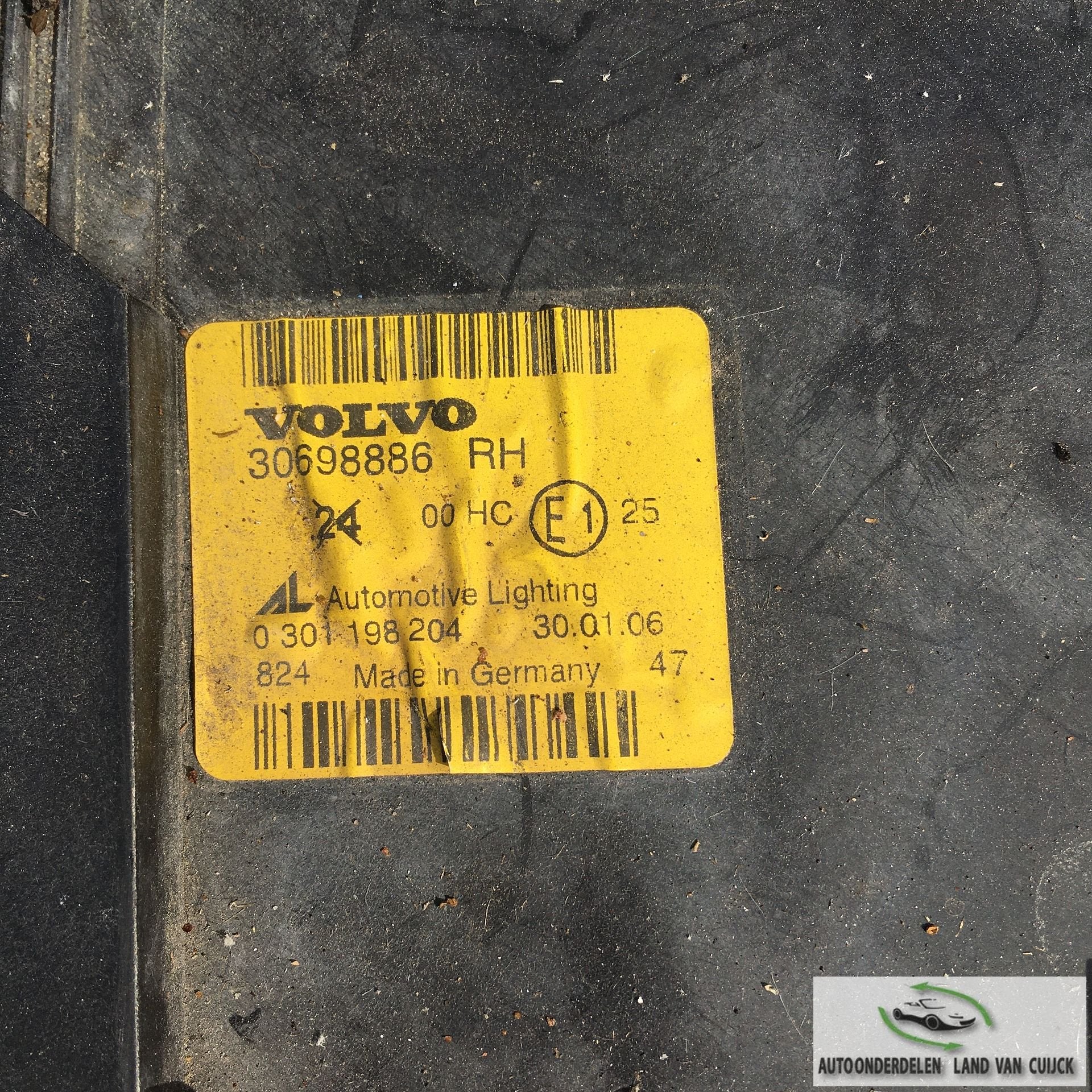 Volvo V50 Sw 1.8 B 2006 Koplamp Rechtsvoor, Auto-onderdelen, Gebruikt, -, -, Ophalen of Verzenden