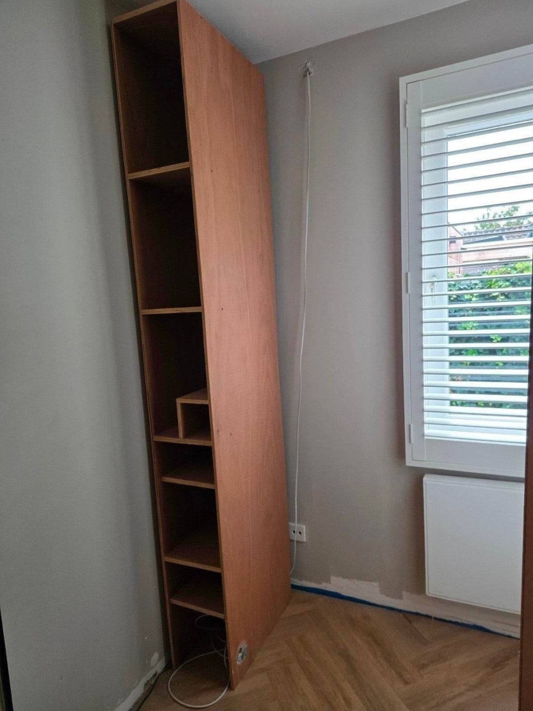Open vakkenkast multiplex - past bij IKEA Pax, Met plank(en), Minder dan 50 cm, Gebruikt, 200 cm of meer