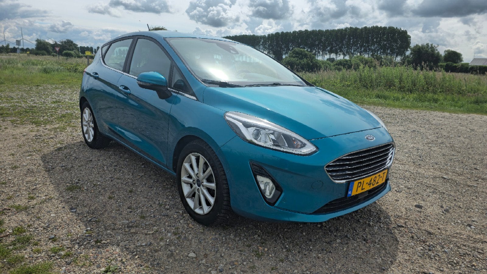 Ford Fiësta 2017 MET VEEL OPTIES!!, Voorwielaandrijving, 40 €/maand, 580 kg, Blauw