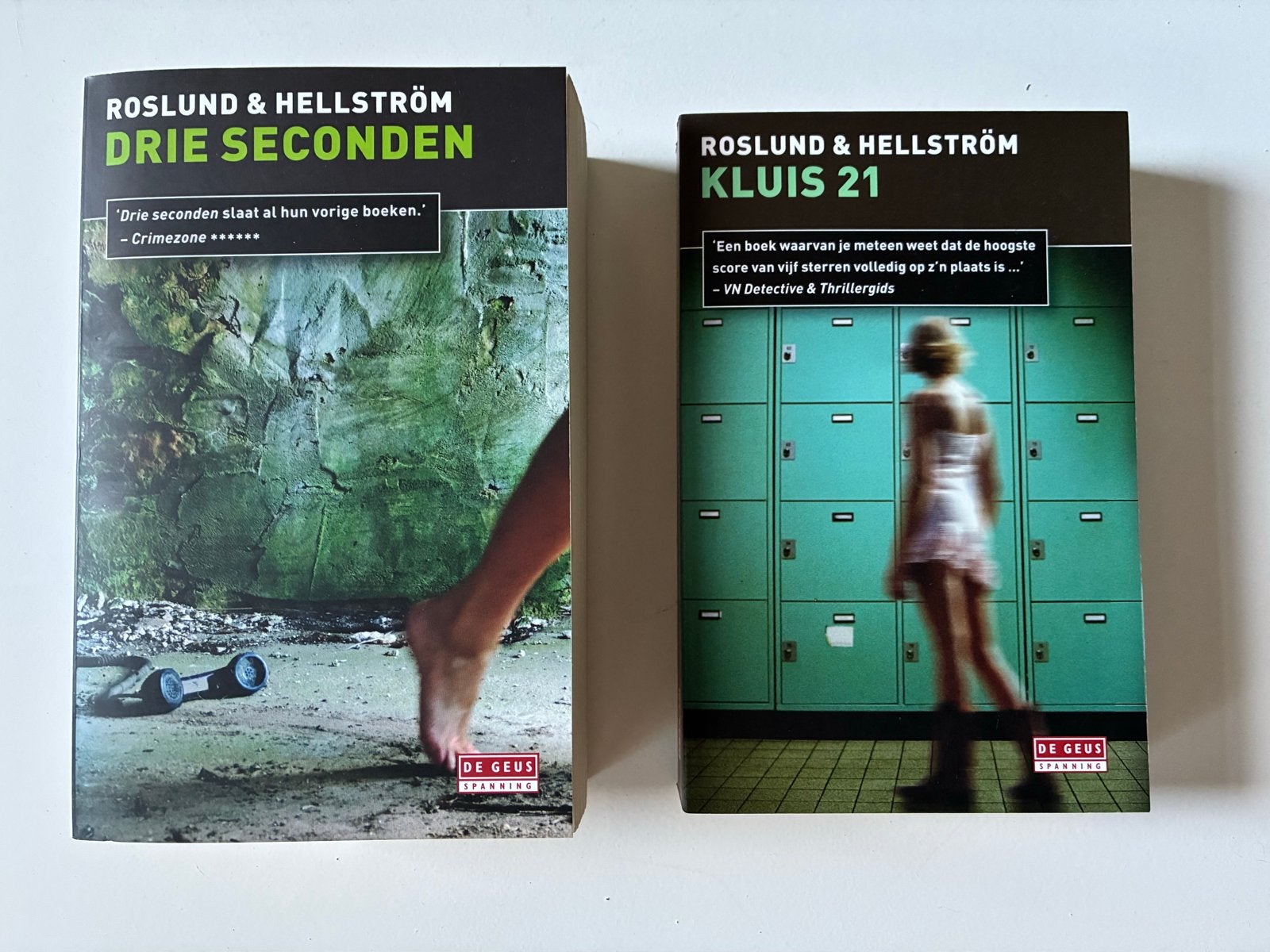 Roslund & Hellström: Drie Seconden & Kluis 21 (2 boeken), Ophalen of Verzenden, Gelezen, Scandinavië