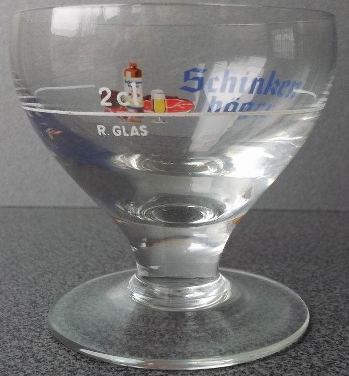 Schinkenhäger (Schnapsglas)-jaren 50-60, Ophalen of Verzenden, Gebruikt