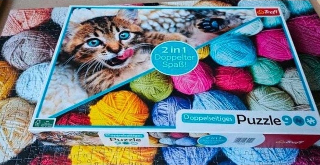 Dubbelzijdige puzzel- 2 in 1- 1000 stukjes- Verzend ook!, Ophalen, 500 t/m 1500 stukjes