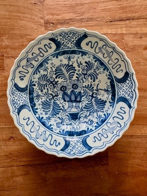 Wandbord antiek, Oud Delft, jaren '30, Ophalen of Verzenden