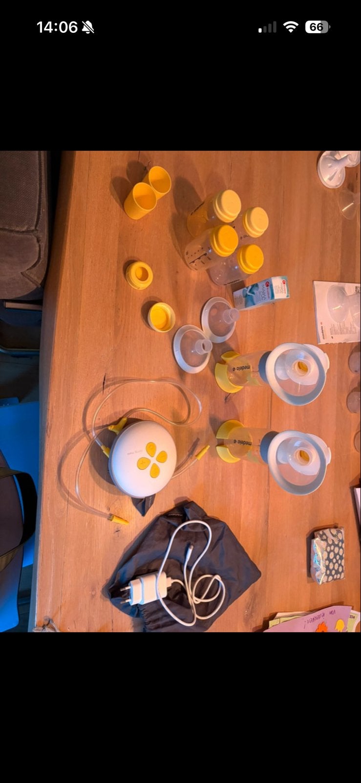 Medela swing maxi  kolfapparaat met accessoires, Ophalen, Zo goed als nieuw