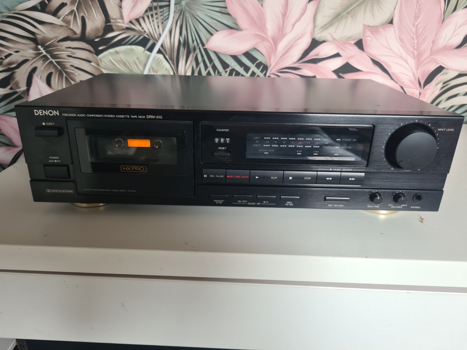 mooi Denon cassettedeck DRM-510, Audio, Tv en Foto, Cassettedecks, Ophalen, Denon