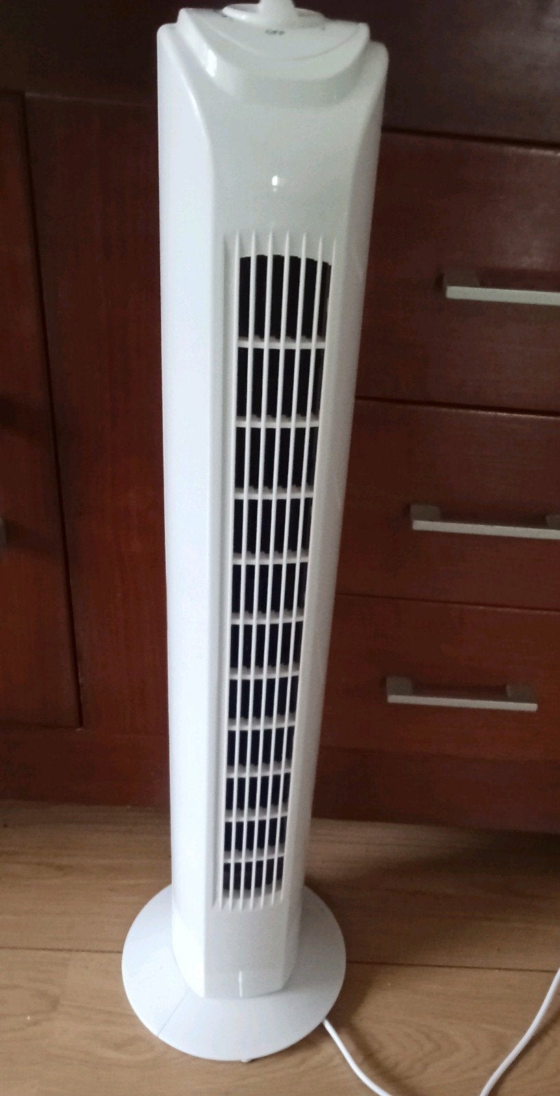 Kinzo Torenventilator 45W - Wit, 81 cm hoog, Witgoed en Apparatuur, Ventilatoren, Ophalen, Zo goed als nieuw, Torenventilator
