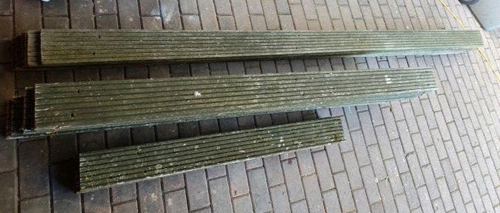 Partij Hardhouten vlonderplanken | Goede staat, Ophalen, Gebruikt, Hout