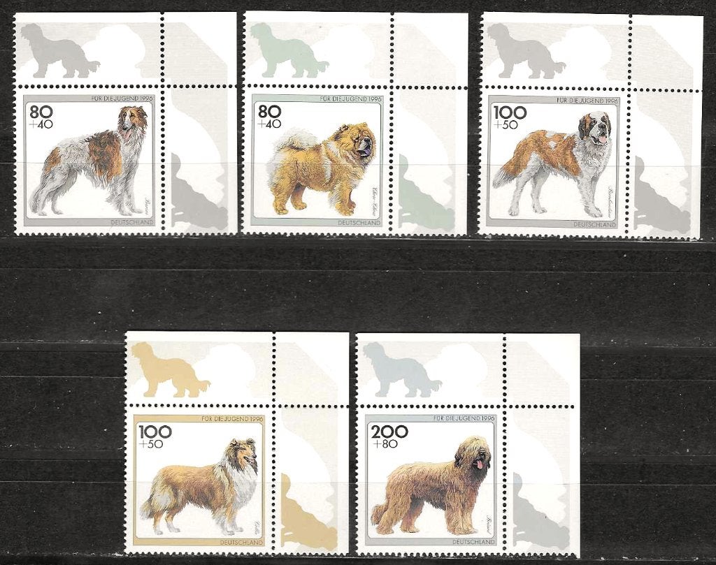 BRD 1836-1840 postfris hoekzegels, Ophalen of Verzenden, BRD, Postfris