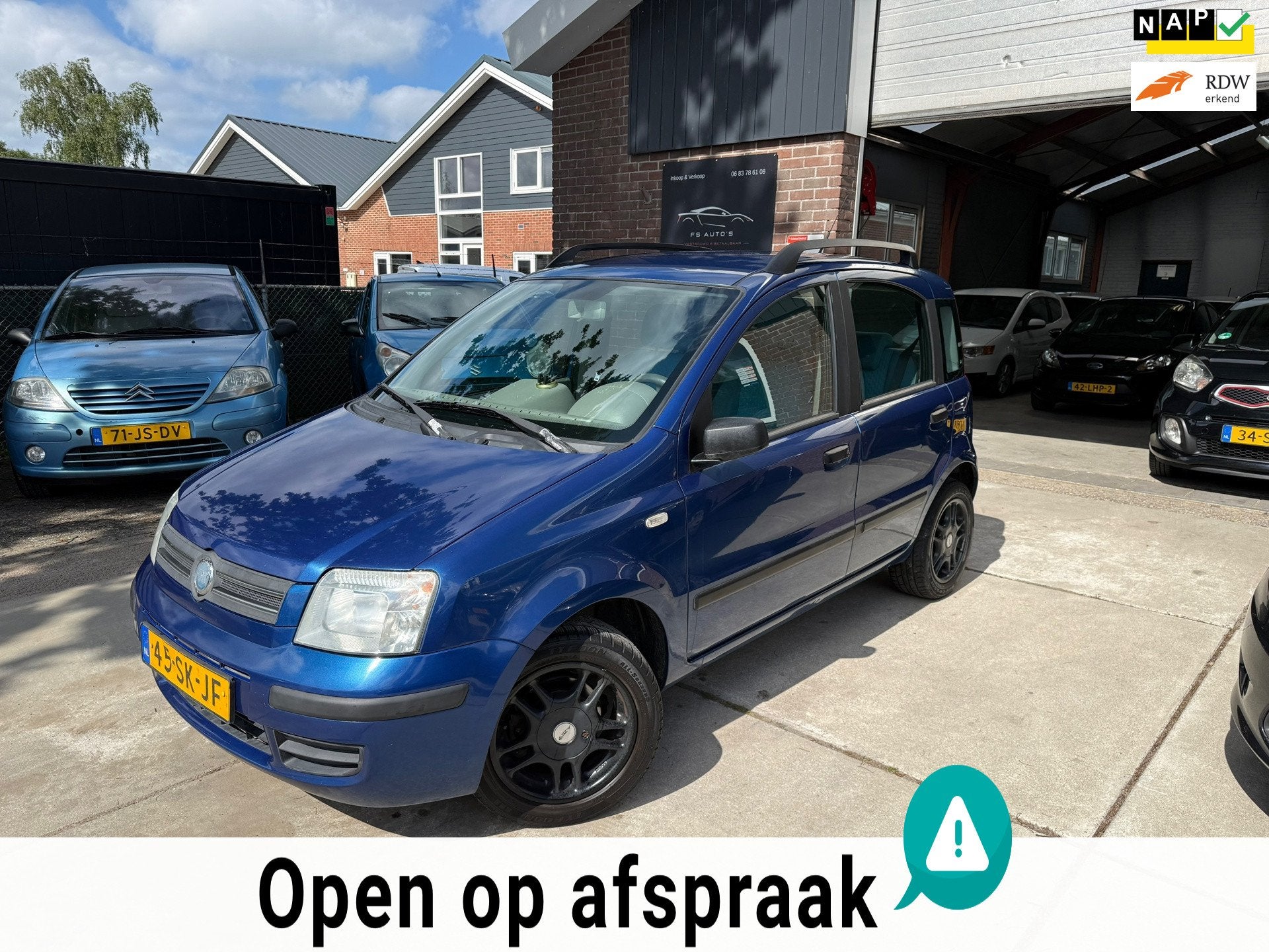 Fiat Panda 1.2 Navigator |NIEUWE APK|AIRCO|NAP|STUURBEKR|ELE, Voorwielaandrijving, Stof, Gebruikt, Origineel Nederlands