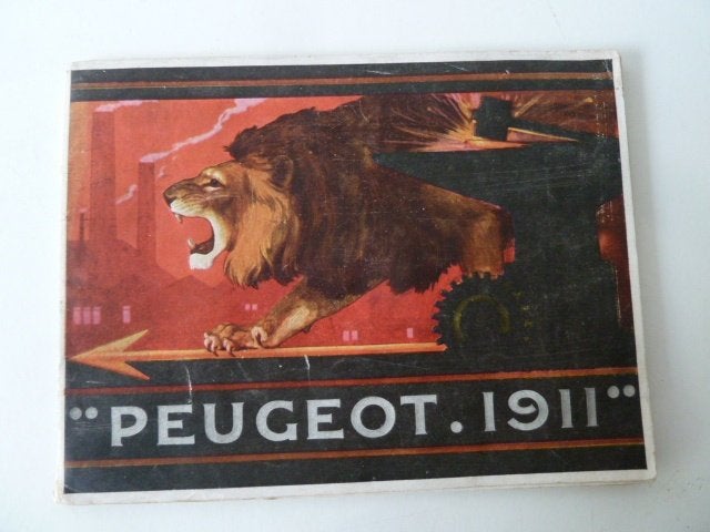 antieke fiets PEUGEOT 1911 kataloog oldtimer rijwiel, Ophalen of Verzenden, Zo goed als nieuw