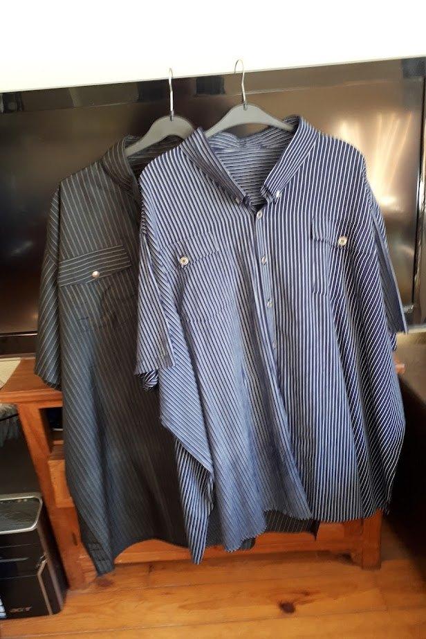 Overhemd 10x xl extra lang, Kleding | Heren, Grote Maten, Zo goed als nieuw, Overhemd, Blauw, Ophalen of Verzenden