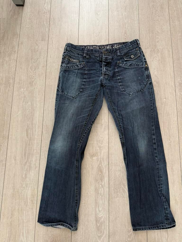 PME legend jeans aviator maat 36-34, Kleding | Heren, Ophalen of Verzenden, Zo goed als nieuw, Blauw, W36 - W38 (confectie 52/54)