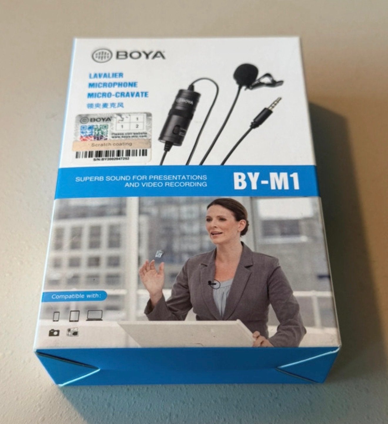 Boya BY-M1 Lavalier Microfoon voor Smartphones/DSLR, Muziek en Instrumenten, Microfoons, Ophalen of Verzenden, Nieuw, Overige typen