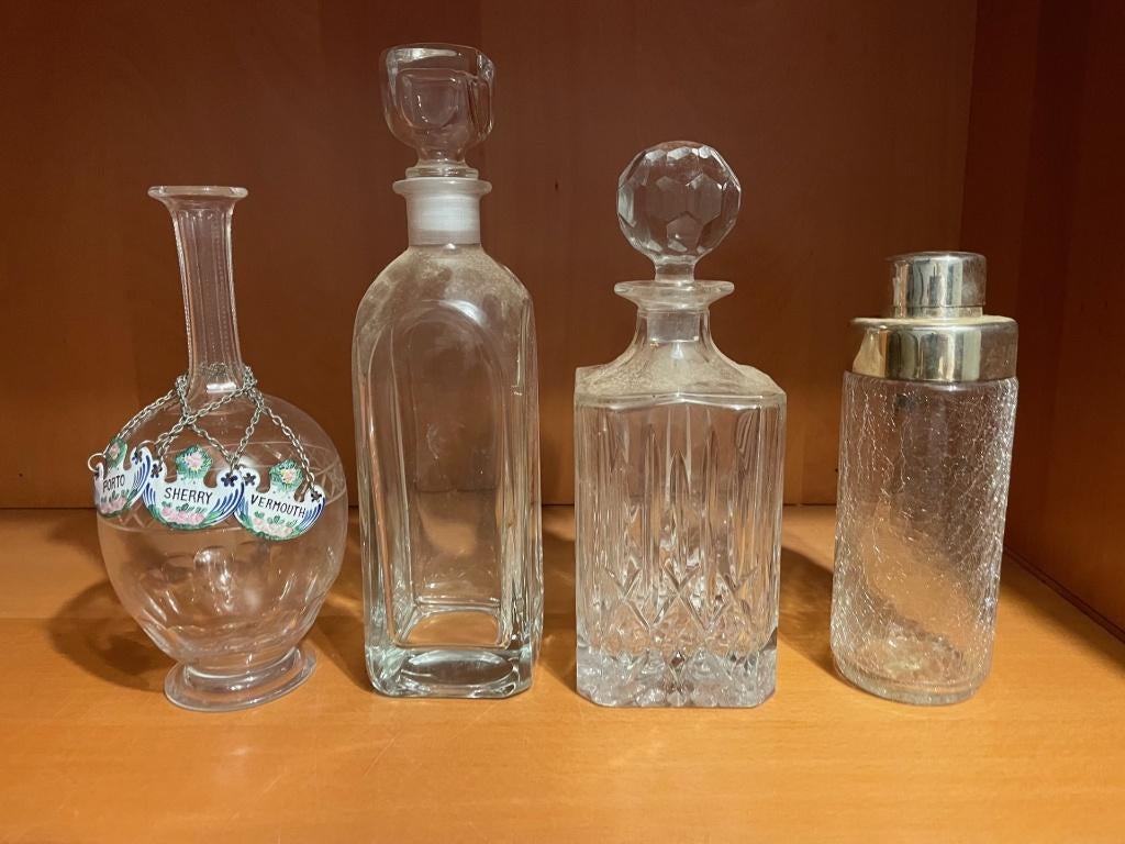 4 Antieke drankstolpen ter overname, Antiek en Kunst, Ophalen