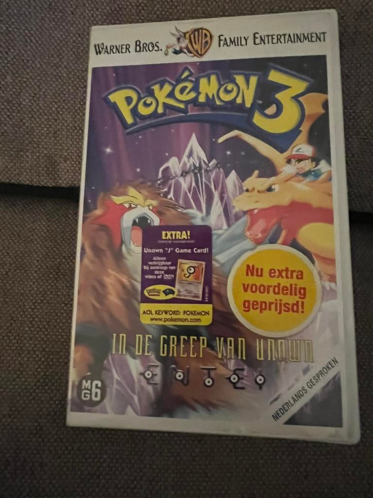 Pokemon videoband 3 in de greep van unosn, Ophalen of Verzenden, Zo goed als nieuw