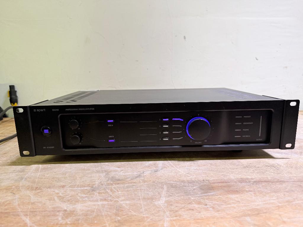 Apart Audio / BIAMP MA240 Mixing Amplifier versterker, Ophalen of Verzenden, Zo goed als nieuw, Minder dan 5 kanalen