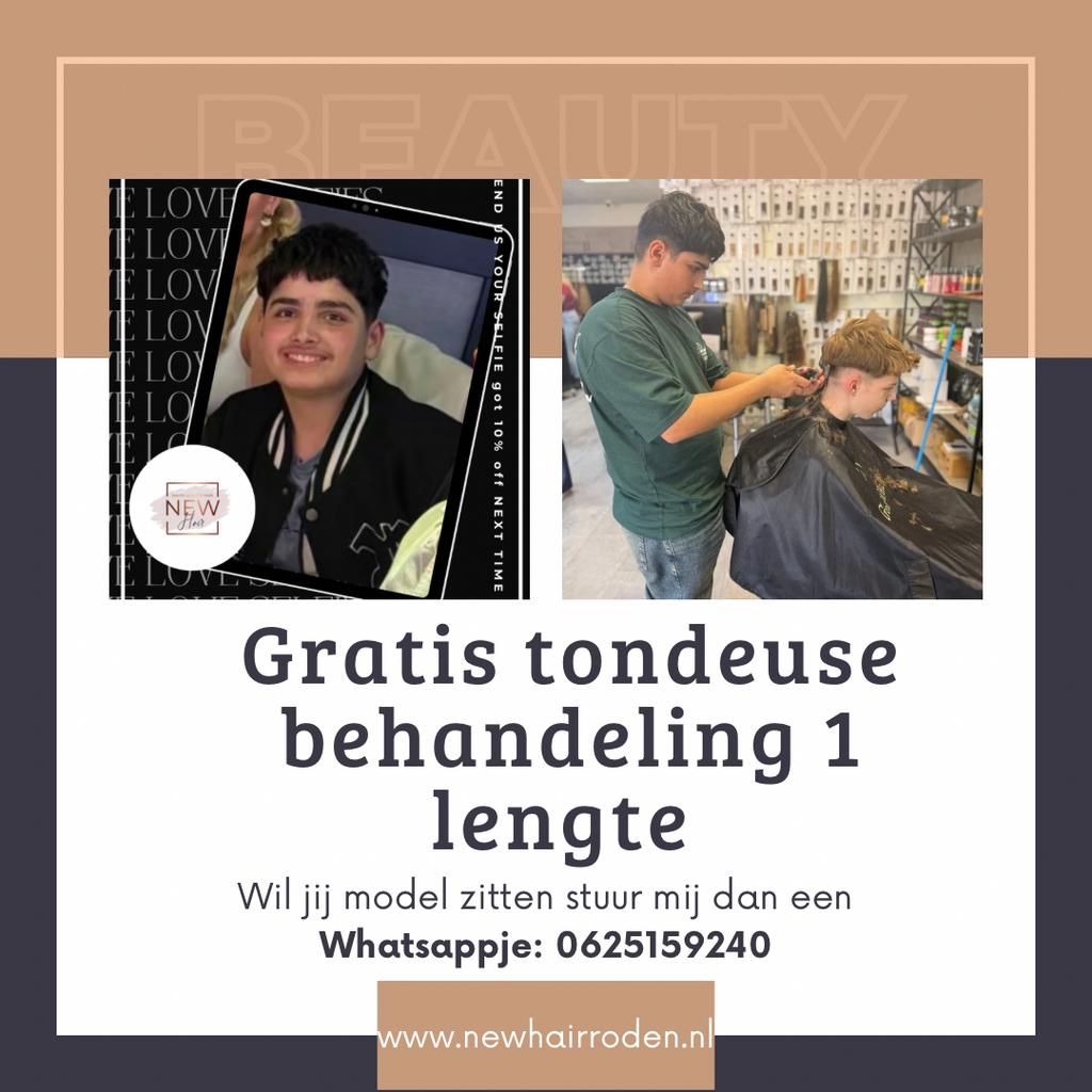 Gratis tondeuse behandeling, Ophalen of Verzenden