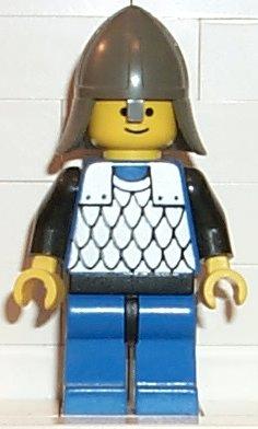 Lego Castle Black Knights Minifigs 1491 Dual Defender, Ophalen of Verzenden, Zo goed als nieuw, Complete set, Lego