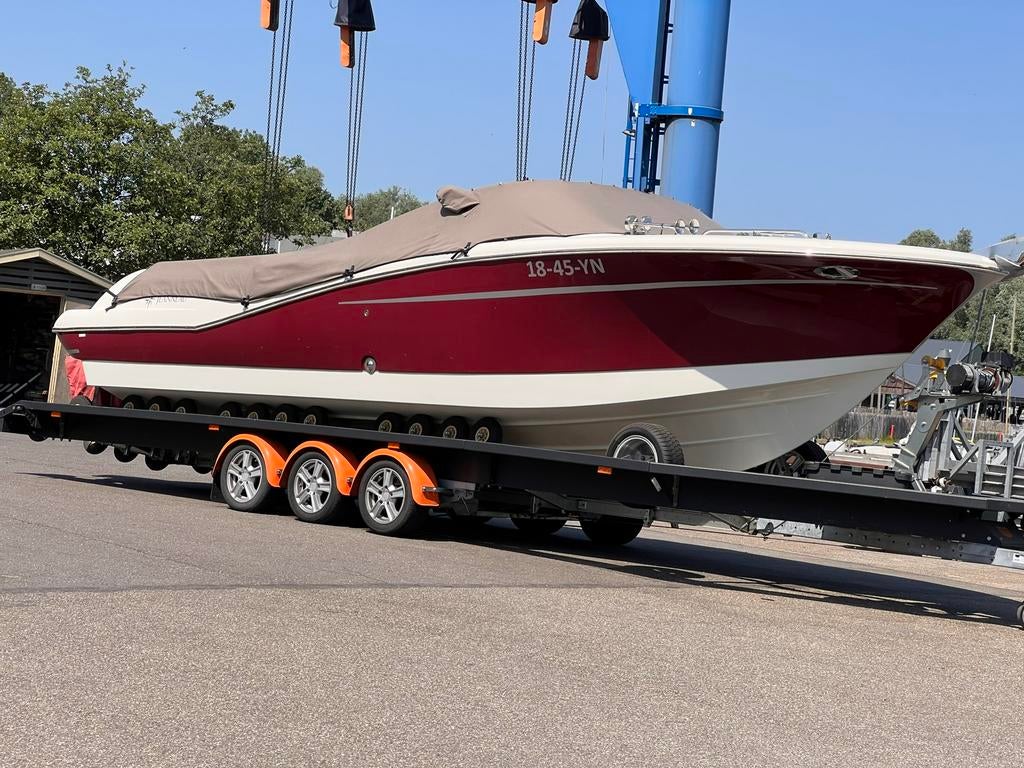 Jeanneau  Runabout  incl Vancleas trailer, Watersport en Boten, Motorboten en Motorjachten, Ophalen, Gebruikt
