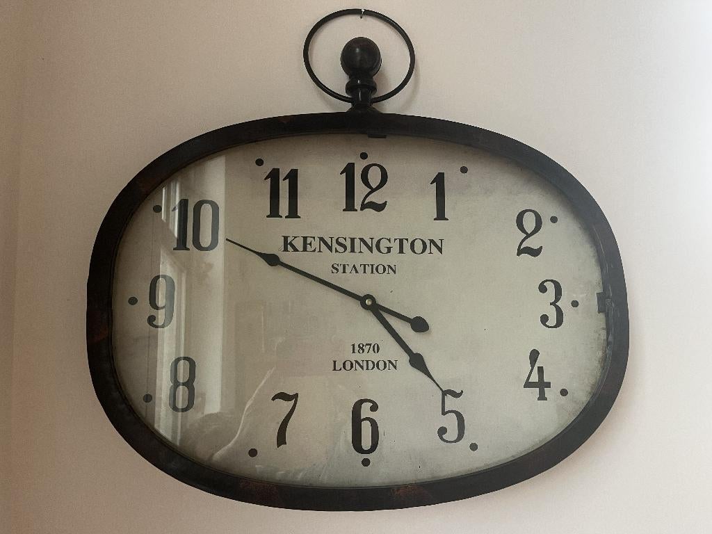Wandklok Kensington, Ophalen