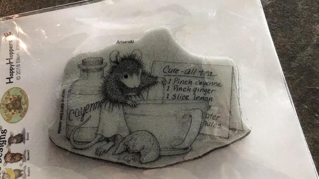 Stampendous rubberen cling stempel, Hobby en Vrije tijd, Ophalen of Verzenden, Zo goed als nieuw, Unmounted stempel