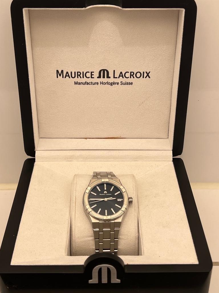 Maurice Lacroix Aikon Ladies 35mm Quartz Diamant AI1106, Overige merken, Staal, Gebruikt, Staal