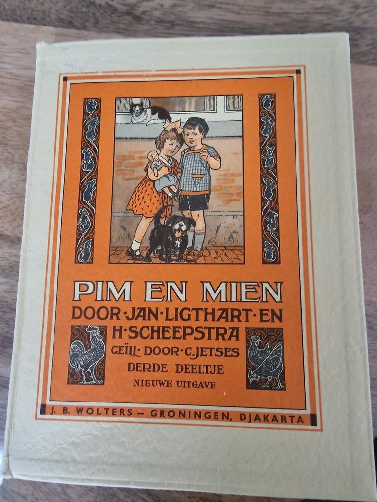 oud boekje Pim en mien derde deeltje, Antiek en Kunst, Ophalen of Verzenden