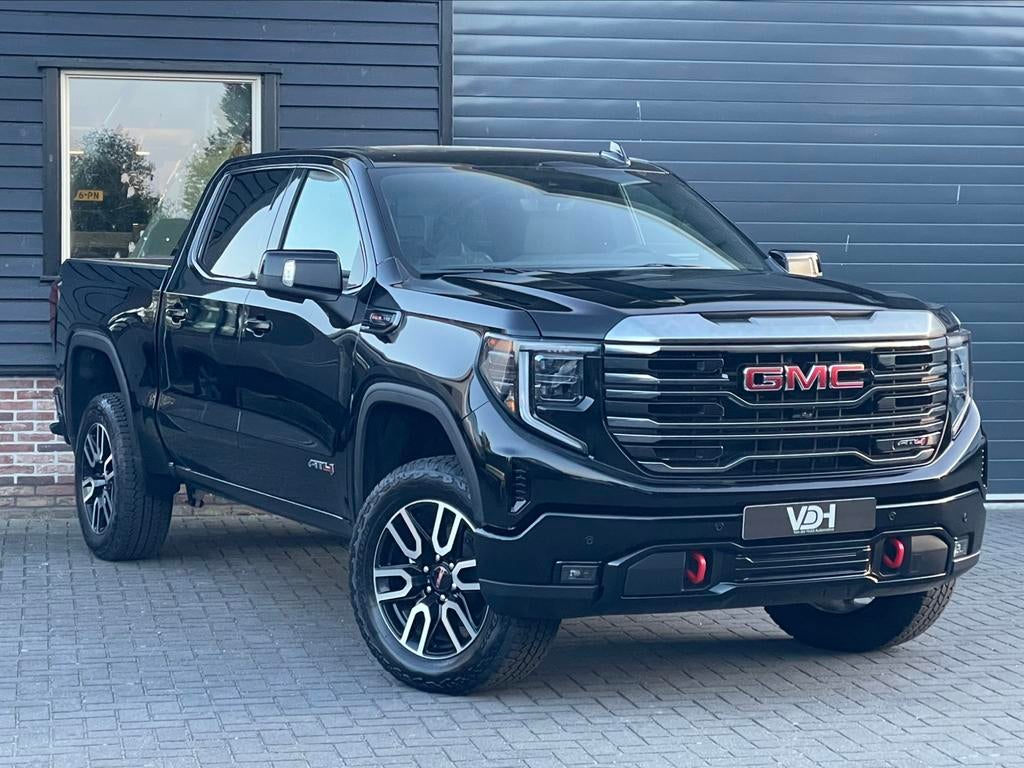 GMC Sierra AT4 6.2 V8 425pk Stoelventilatie Opendak BPM vrij, Automaat, Pick-up, 425 pk, Zwart