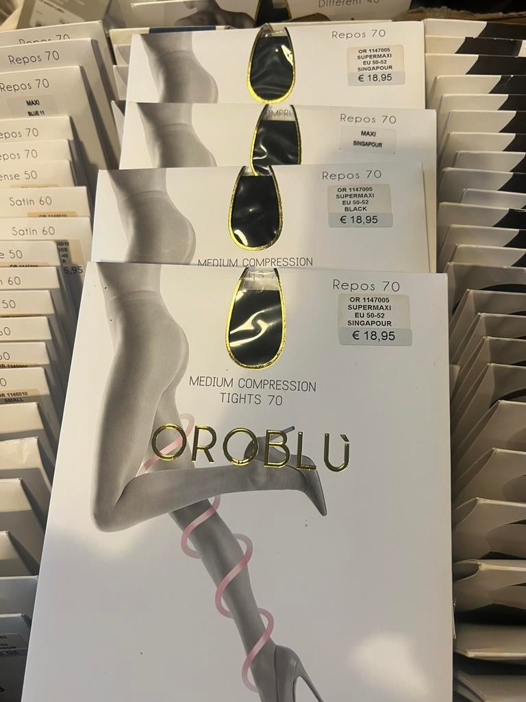 Oroblu panty 3x maat maxi  NIEUW!! 3 voor Nu €12,50, Ophalen of Verzenden, Nieuw, Zwart, Panty